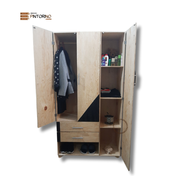 Ropero Pino Blackline - Imagen 2